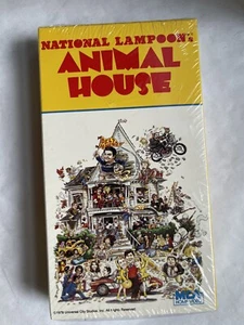 National Lampoons Animal House VHS Factory Sealed NEW Hi-Fi Watermarks MCA - Picture 1 of 4