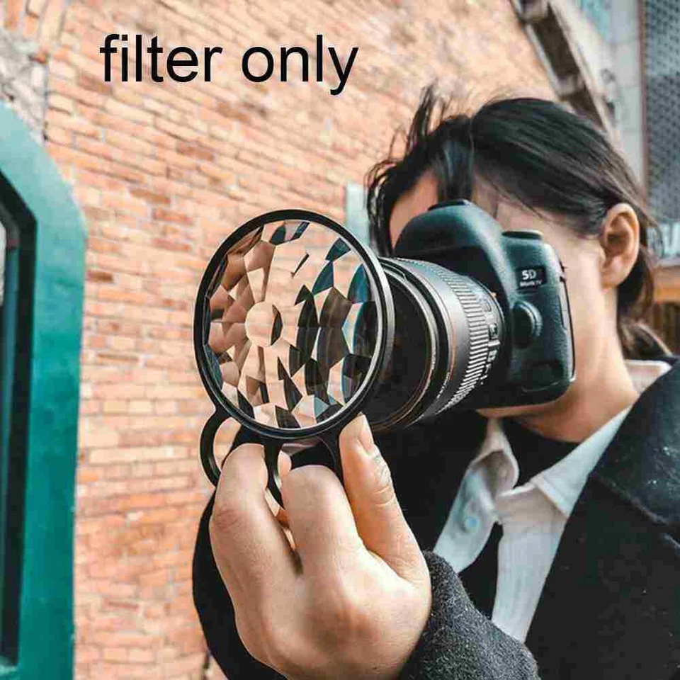 Fractal Filters Classic Prismatic Camera Filter Kaleidoscope Glass Prism
