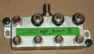 DIRECTV 8 WAY SPLITTER, SWIM, MSPLIT8R1-03 - Image 1 of 2