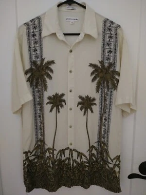 Camisa Hombre Pierre Cardin Talla Med Tropical Palmeras Y Bambú Foto 1 de 4
