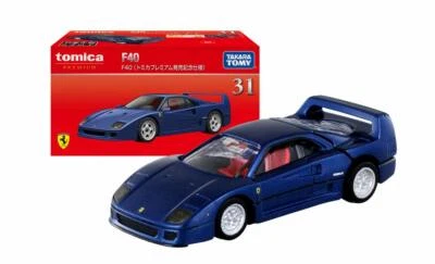 TOMICA PREMIUM 31 Ferrari F40 (AZUL) 1/62 TOMY NUEVO COCHE DIECAST 2019 Foto 1 de 4