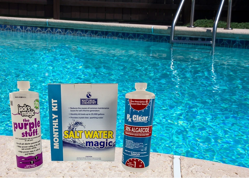 Kit químico generador de agua salada cierre de invierno sin cloro para piscina Foto 1 de 1