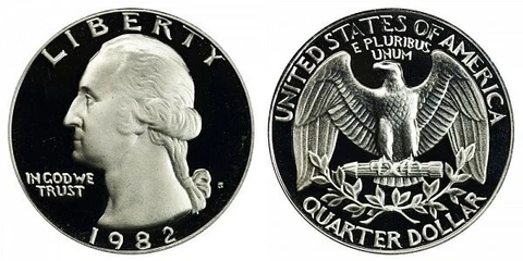 1982 S Washington Quarter Cover