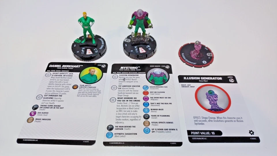 Heroclix: Mysterio #036 с генератором иллюзий #s002 и Daniel - Absolute Carnage - Изображение 1 из 1