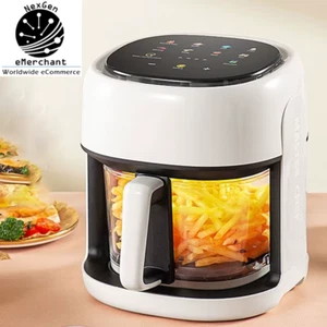Freidora de Aire Eléctrica Inteligente 1350W Gran Capacidad Horno de Convección con Ventana 360° - Imagen 1 de 8