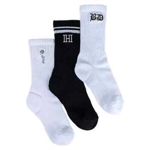 LOOKISM OFFICIAL MD GOODS CREW LOGO SOCKS 3 TYPES SET/Hostel/Big Deal/Allied - Picture 1 of 11