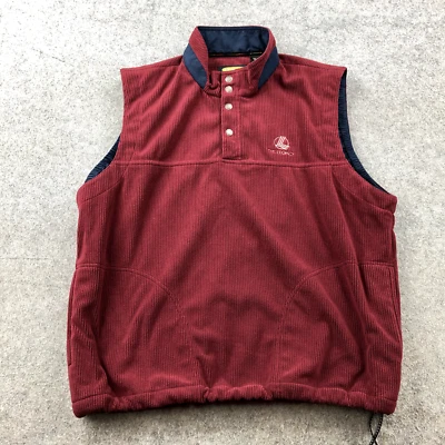 Greg Norman Vest Men Medium Red Sleeveless Casual Preppy Golf The Legacy - Image 1 of 4