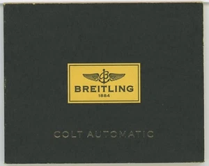 Breitling Colt Automatic Booklet Manual - Picture 1 of 2