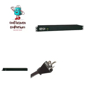 Metered PDU, 20A, 12 Outlets 5-15/20R, 120V, L5-20P/5-20P Input, 6 ft. Cord, ... - Picture 1 of 4