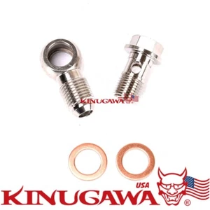 Kit de pernos de banjo Kinugawa M12x1,0 mm a -6AN AN6 - Imagen 1 de 2