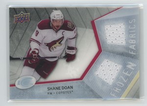2008-09 Upper Deck Ice Frozen Fabrics Patch Shane Doan /25 #FF-SD