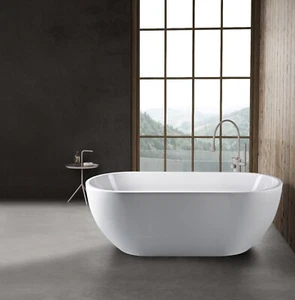 Belgravia Freestanding Bath White 1700 x 750 x 580mm - Picture 1 of 2