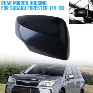 Cubierta de espejo retrovisor negro para Subaru Crosstrek Forester Impreza XV lado derecho - Imagen 1 de 8