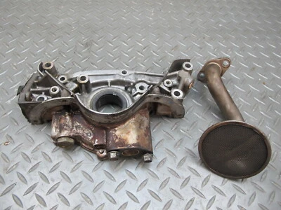 🥇91-92 MITSUBISHI 3000GT DOHC 6G72 NON TURBO ENGINE OIL PUMP W PICKUP TUBE OEM - Image 1 of 4
