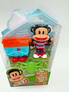 *NUOVO* Julius Jr. Set Figure Tool Box-A-Lot Animal Doll Scimmia Giocattolo Paul Frank Ind - Foto 1 di 4