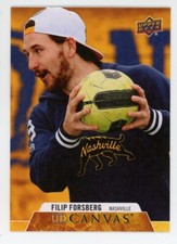 2020-21 Upper Deck S2 FILIP FORSBERG Rare CANVAS INSERT C169 Nashville Predators