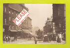 pocztówka fotograficzna SHEFFIELD CASTLE STREET używana1903 trener sceniczny F. Kehrhan & Co. Bexley Heath