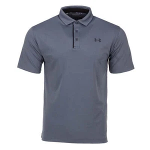 Under Armour Shirt Men's Playoff Polo UA Mens Collared Dark Grey Shade Small - Picture 1 of 1