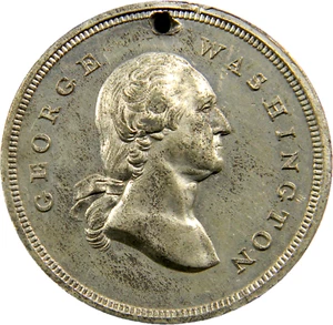 Medalla de Dedicación Monumento Nacional Washington Circa 1885 (02479) - Imagen 1 de 2