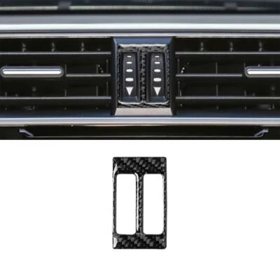 Tampa de saída de ventilação central de fibra de carbono acabamento para Toyota Land Cruiser Prado - Imagem 1 de 4