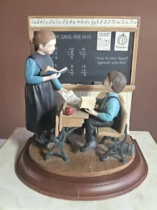 The Amish Heritage Ltd Edition - School Days - #30029 With Box And Certificate - Picture 1 of 14