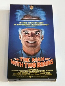 The Man With Two Brains (VHS, 1998) Steve Martin SciFi Comedy 1983 - Picture 1 of 6