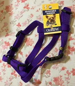 Neu mit Etikett OmniPet Kwik Klip verstellbares Nylon Hundegeschirr Größe Small LILA 17S-PR - Bild 1 von 4