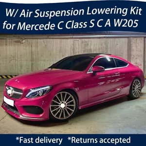 para Mercedes Clase C W205 C205 COUPÉ A205 S 205 SUSPENSIÓN NEUMÁTICA ENLACES DESCENSORES - Imagen 1 de 6