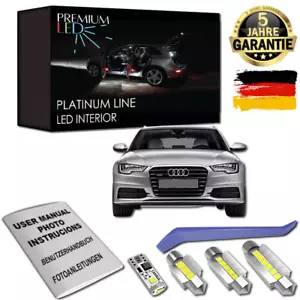 Audi A6 C7 4G Premium LED Innenraumbeleuchtung 14 SMD Set weiß Canbus Limousine - Picture 1 of 12