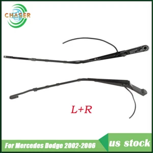 Black Front Left Right Wiper Arm For Mercedes Freightliner Sprinter - Picture 1 of 8