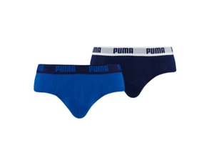 Puma 2er Pack Basic Brief Herren Unterwäsche Unterhose 521030001 (Blau 420) - Bild 1 von 1