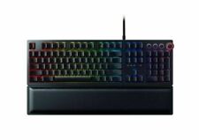 Razer Huntsman Elite (RZ03-01870200-R3U1) Wired Opto-Mechanical Switch Keyboard with Wrist Rest - Black