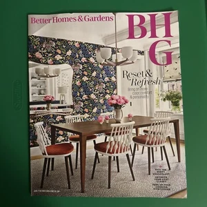 BRAND NEW Better Homes & Gardens Magazine January/February 2025 Reset & Refresh - Picture 1 of 2