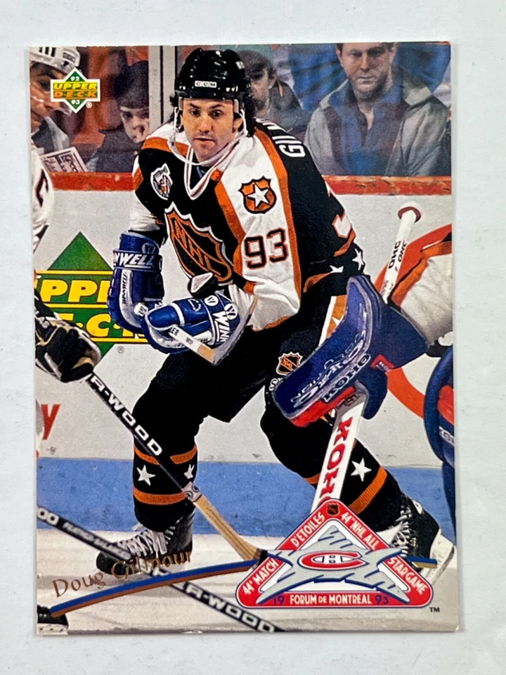 1992-93 Doug Gilmour Upper Deck All-Star Locker Series #24 - Free Shipping  GA - Image 1 of 2