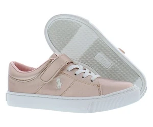 Polo Ralph Lauren Elmwood Ps Girls Shoes Size 10.5, Color: Rosegold Metallic - Picture 1 of 5