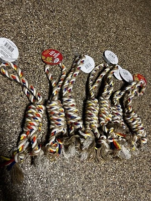 (7) Bulk Dog Rope  Toys New With Tags Medium Large - Image 1 of 2