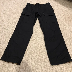 Pantalones de trabajo de carga con manguera contra incendios calce relajado Duluth Trading para hombre talla 36 x 36 - Imagen 1 de 14