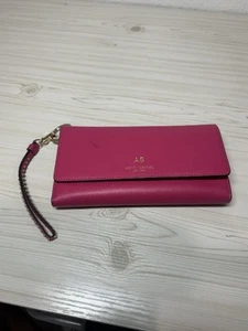 Henri Bendel Uptown Wristlet Organizer Wallet Clutch Credit Cards Hot Pink - Picture 1 of 10