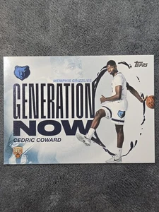 Cedric Coward 2025-26 Topps Baloncesto Generación Ahora #GN-11 (RC) - Imagen 1 de 2