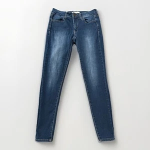 SO Jeans Woman’s Size 5/27w Low Rise Ultimate Jegging Skinny Dark Wash 28x27.5 - Picture 1 of 6