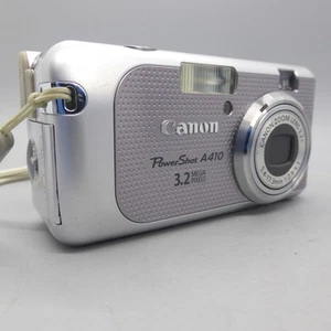 Canon Digital Camera PowerShot A410 3.2MP Silver Tested - Picture 1 of 9