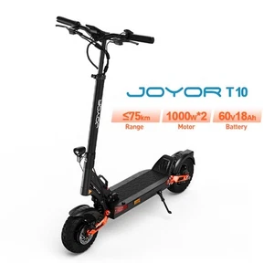 E-Scooter Joyor T10 2x1000W 60V 18Ah 60km/h Offroad Elektroroller faltbar - Bild 1 von 16