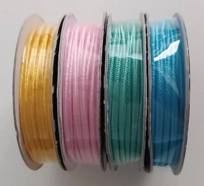 SEW-BIZ FABRICS 24 Yds. [4 x 6 Yds.] Hobby Lobby Poly/Acrylic 1/8 Inch Soutache Cord H-2