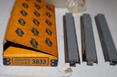 Pedras Ammco 3833 Hone (3) NOS na caixa original - Imagem 1 de 3