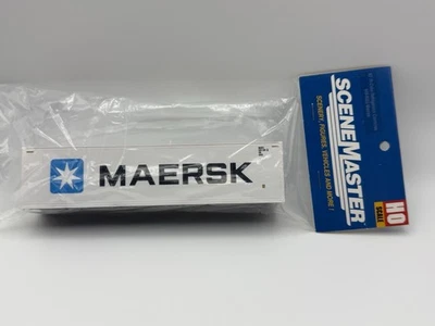 HO SceneMaster Maersk 40’ Hi-Cube Reefer Container 949-8353 – New Sealed - Image 1 of 2