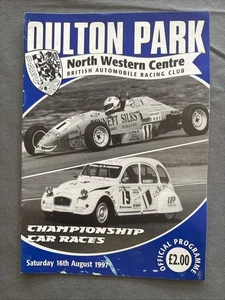Race Programme 16 August 1997 Oulton Park FF1600 Citroen 2cv Westfield A5 - Picture 1 of 1