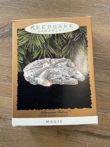 Hallmark 1996 Star Wars Magic - MILLENNIUM FALCON  MIB - Picture 1 of 7