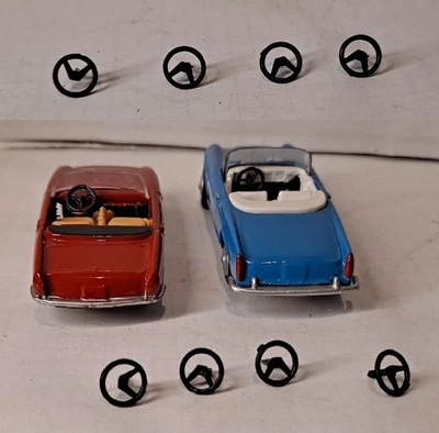 054. MERCURY 1/48- replica 4x Volante/Steering wheel - Immagine 1 di 4