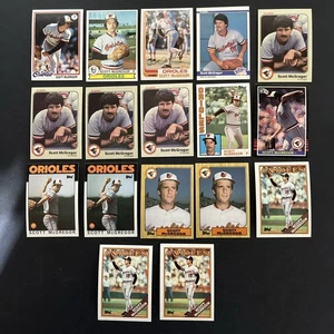 Scott McGregor -Baltimore Orioles  Vintage  Lot of 17 Cards-NM-MT 1978-88(BO8) - Picture 1 of 2
