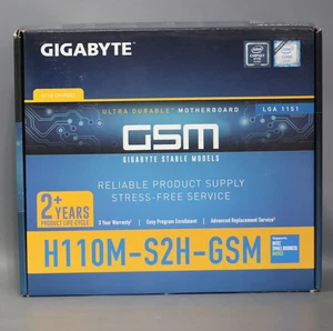 GA-H110M-S2H GSM H110 LGA1151 I-SERIES MAX-32GB MICRO ATX - Picture 1 of 4
